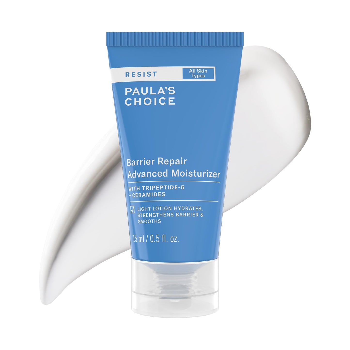 Paula's Choice RESIST Barrier Repair - Hidratante facial avanzado con ceramidas, péptidos, crema facial de hidratación profunda para arrugas, antienvejecimiento para todo tipo de piel, sin fragancia