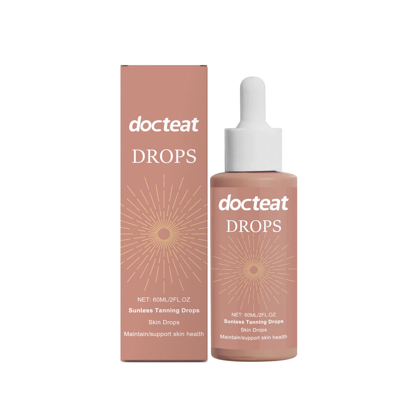 Docteat Herbal Skin Brightening Supplement Drops - Body Skin Care, Skin Brightening and Moisturizing Supplement Drops