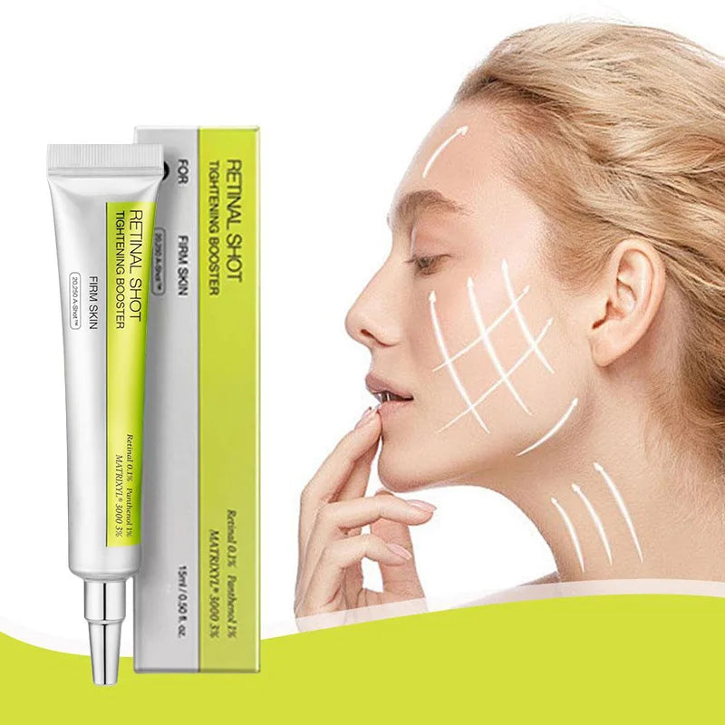 Suero Facial Reafirmante con Retinol Coreano, Crema para Ojos Antiarrugas, Hidratante, Elimina las Ojeras, Humectante, Cuidado de la Piel