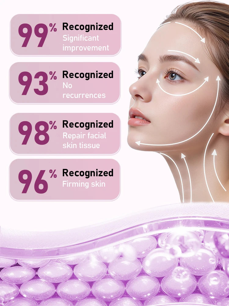 Facial serum that reduces fine lines, lifts and firms the skin, and plumps the face.