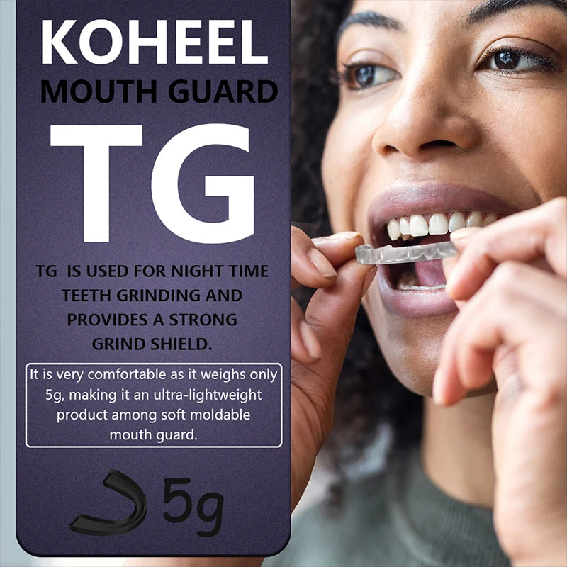 KOHEEL TG Mouth Guard for Teeth Grinding with Forming Tray, Dental Guard That Easy to Use & Perfect fit, Stops Bruxism Night Gua