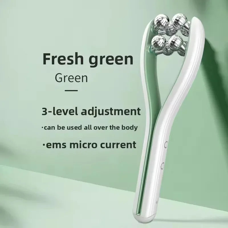 Rodillo Facial Reafirmante y Lifting V-Face: Masajeador de Belleza para Adelgazar y Tonificar el Rostro