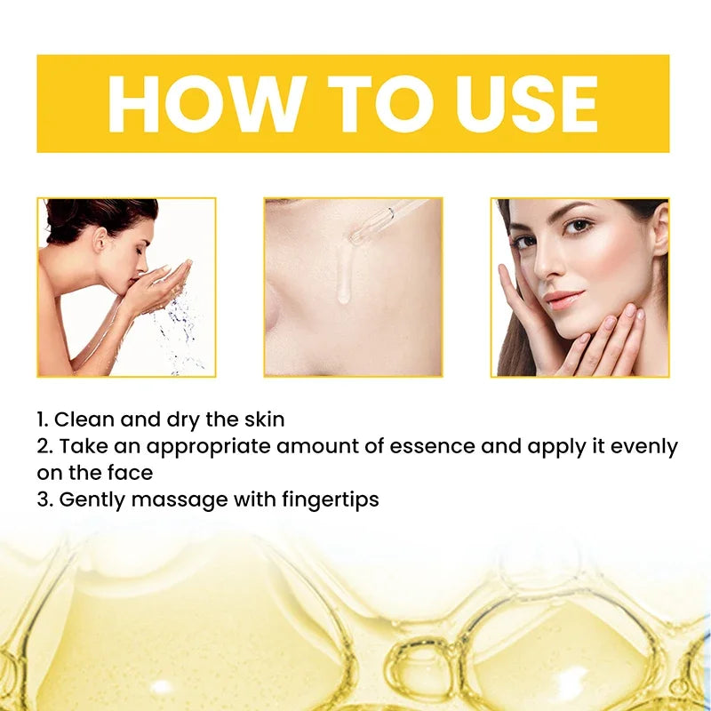 Esencia antiarrugas de Retinol que reduce las líneas finas, levanta la piel, mejora la embotamiento, elimina las arrugas faciales, hidrata el cuidado