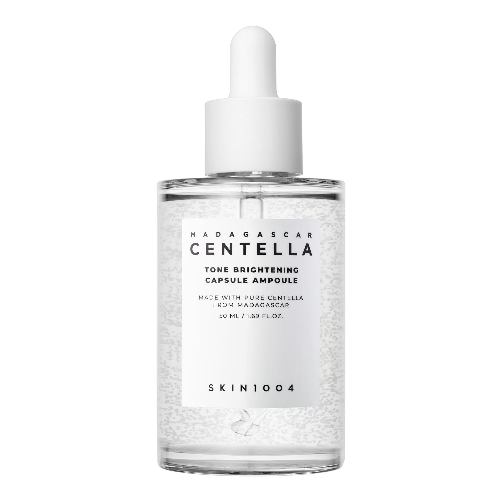 SKIN1004 Madagascar Centella Ampoule 100ml, 3.38 fl.oz, suero facial coreano con Centella Asiática, cuidado hidratante y humectante, suero facial calmante para el equilibrio y brillo de la piel