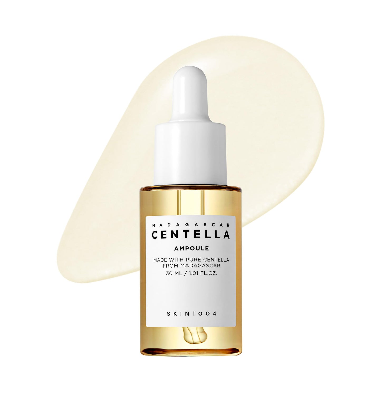 SKIN1004 Madagascar Centella Ampoule 100ml, 3.38 fl.oz, suero facial coreano con Centella Asiática, cuidado hidratante y humectante, suero facial calmante para el equilibrio y brillo de la piel