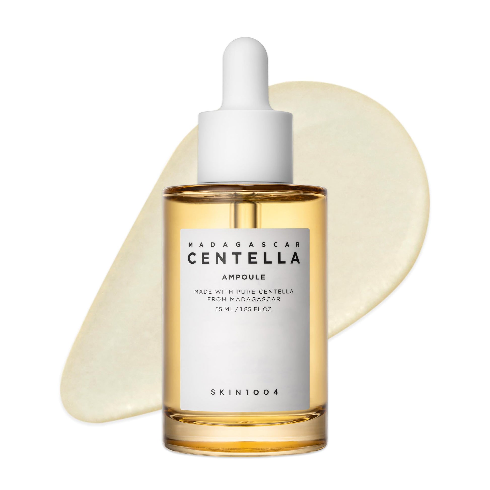 SKIN1004 Madagascar Centella Ampoule 100ml, 3.38 fl.oz, suero facial coreano con Centella Asiática, cuidado hidratante y humectante, suero facial calmante para el equilibrio y brillo de la piel