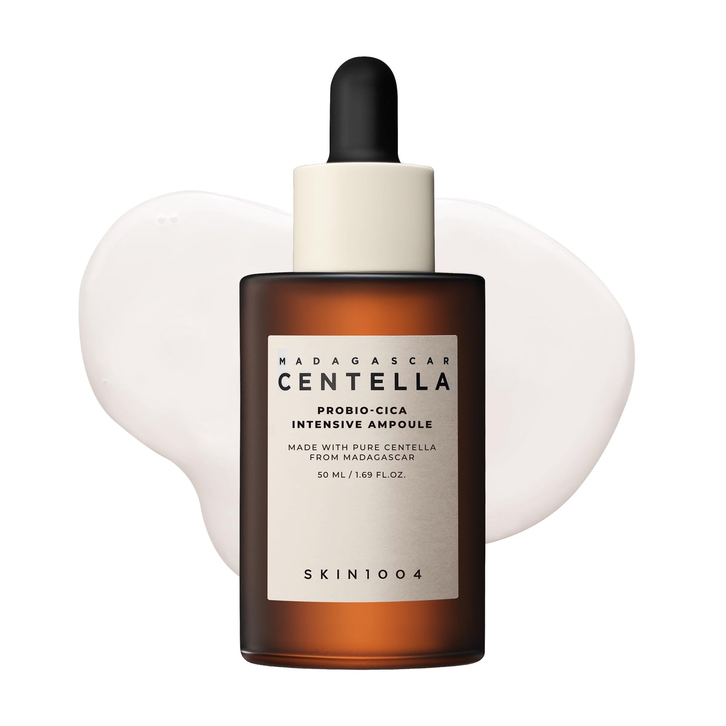 SKIN1004 Madagascar Centella Ampoule 100ml, 3.38 fl.oz, suero facial coreano con Centella Asiática, cuidado hidratante y humectante, suero facial calmante para el equilibrio y brillo de la piel
