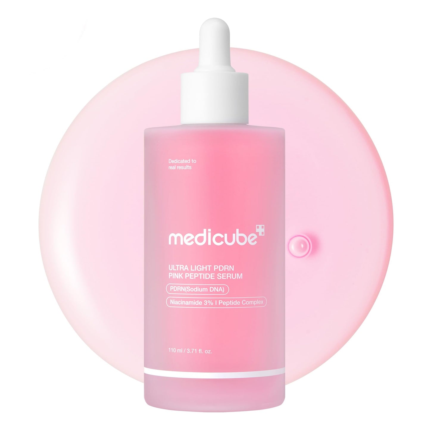 medicube Suero de Péptidos de ADN de Salmón PDRN Rosa, suero de brillo rosa, péptido, niacinamida, hidratante y reafirmante, tono de piel desigual, cuidado de la piel coreana | 1.01 fl.oz. (1.01 fl.oz