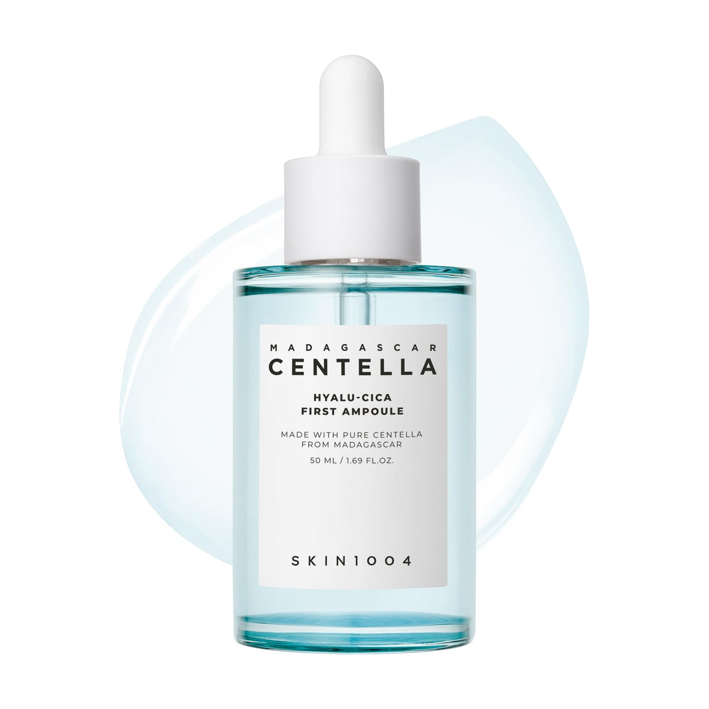 SKIN1004 Madagascar Centella Ampoule 100ml, 3.38 fl.oz, suero facial coreano con Centella Asiática, cuidado hidratante y humectante, suero facial calmante para el equilibrio y brillo de la piel
