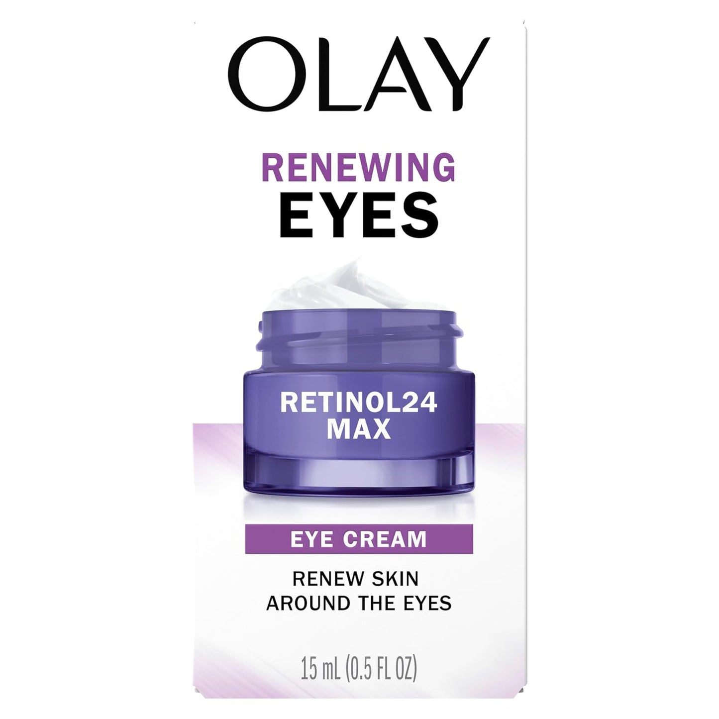 Olay Retinol 24 MAX Crema de Ojos Nocturnos, 0.5 oz