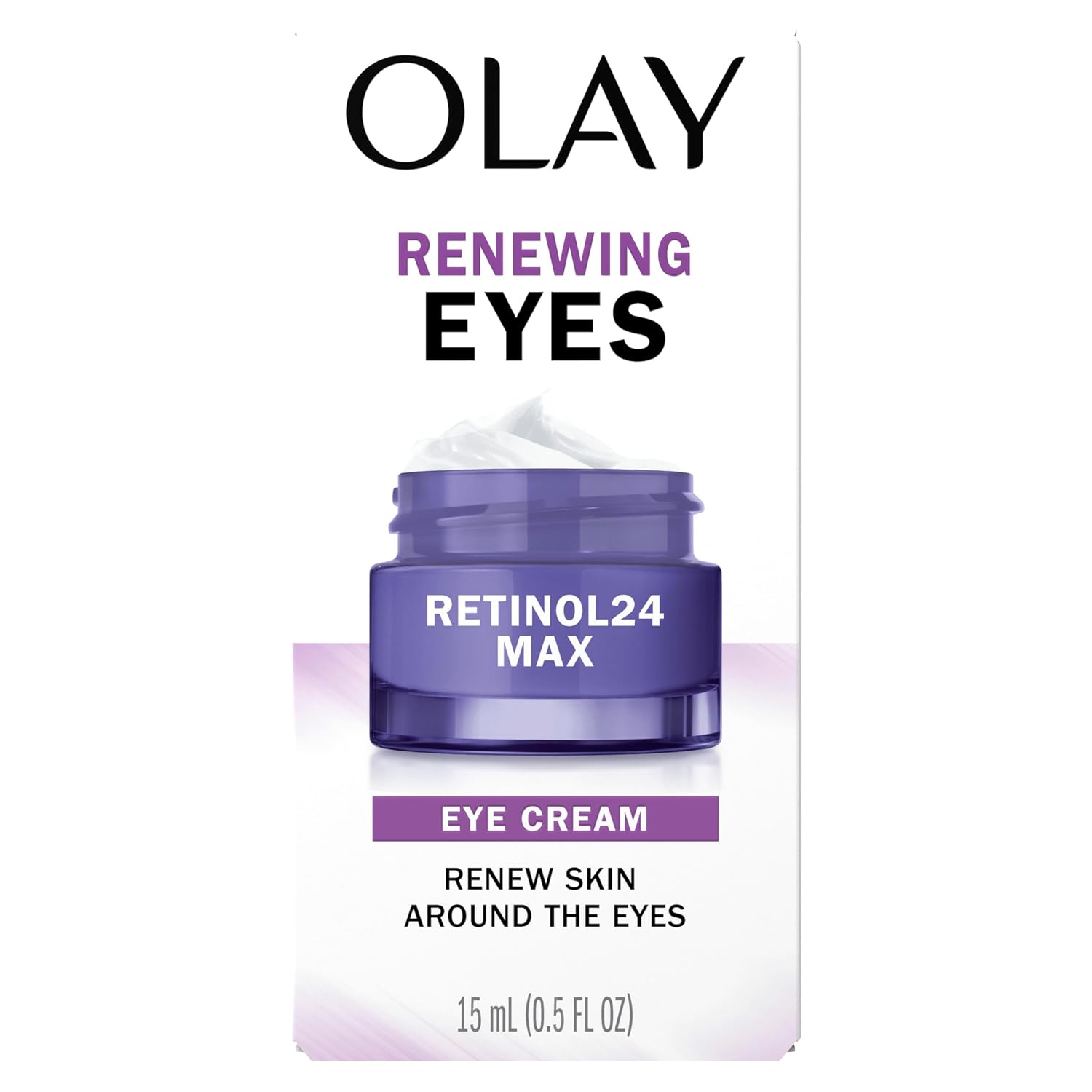 Olay Retinol 24 MAX Crema de Ojos Nocturnos, 0.5 oz