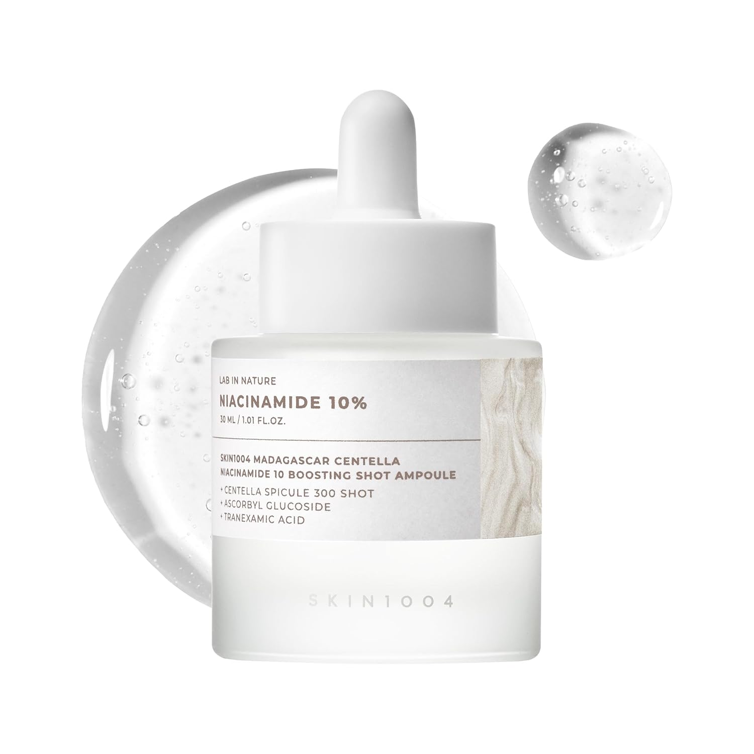 SKIN1004 Ampollón de Impulso de Niacinamida 10%, 1.01 fl.oz, 30ml, Suero Hidratante de Niacinamida, Suero Facial Concentrado Coreano con Ácido Tranexámico, Centella de Madagascar, Cuidado de la Piel