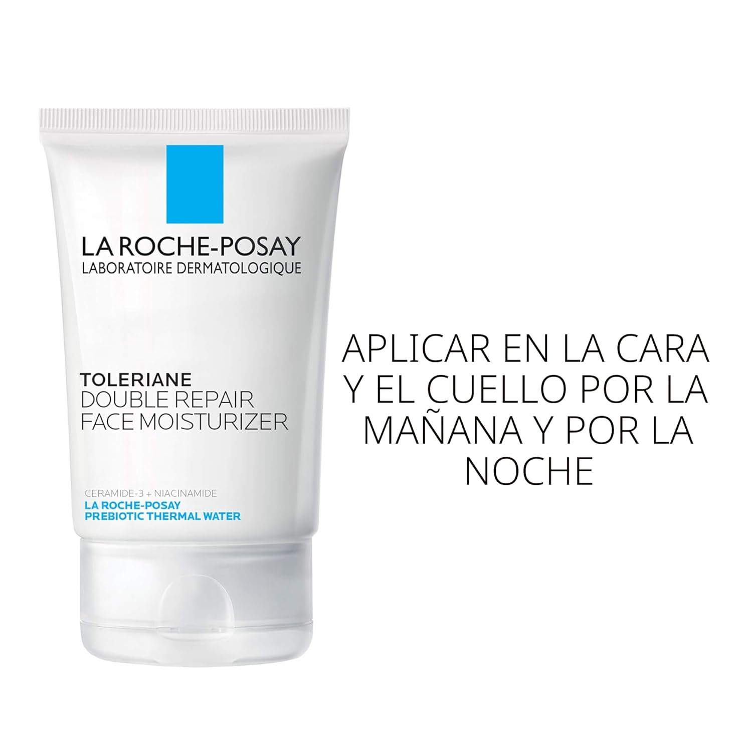 La Roche-Posay Toleriane - Crema hidratante facial de doble reparación, crema facial diaria con ceramida y niacinamida para todo tipo de piel, sin aceite, sin fragancia