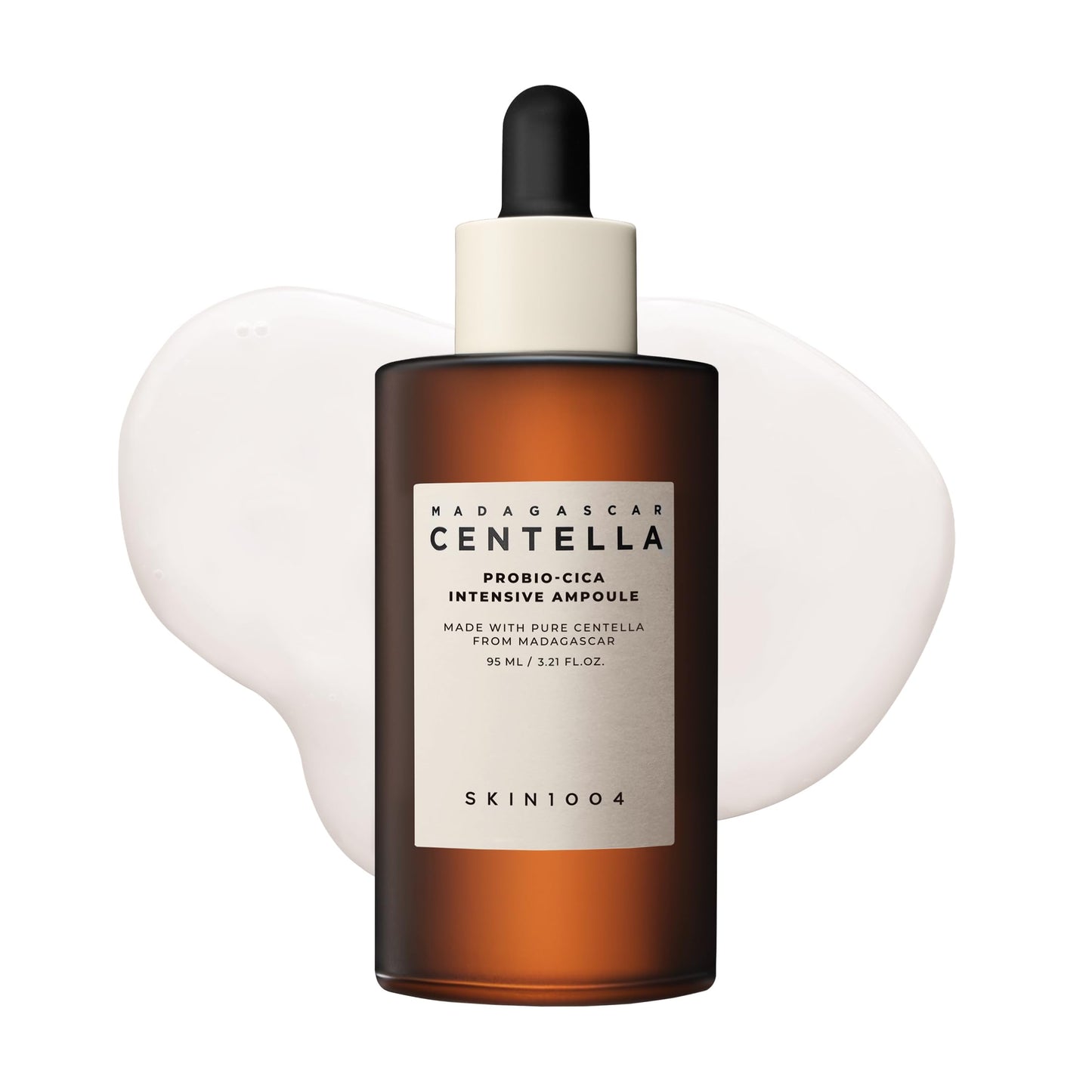 SKIN1004 Madagascar Centella Ampoule 100ml, 3.38 fl.oz, suero facial coreano con Centella Asiática, cuidado hidratante y humectante, suero facial calmante para el equilibrio y brillo de la piel