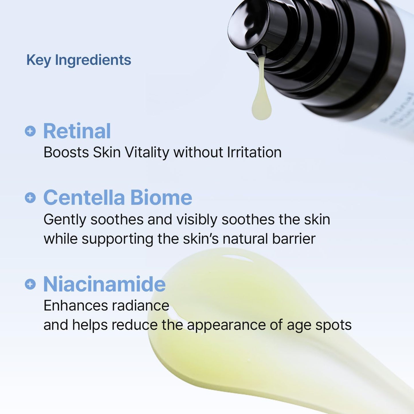 MEDITHERAPY Retinal Skin Booster Serum - Retinaldehído no irritante para principiantes para cara y cuerpo - Minimizador de poros de retinol antienvejecimiento para piel propensa a imperfecciones