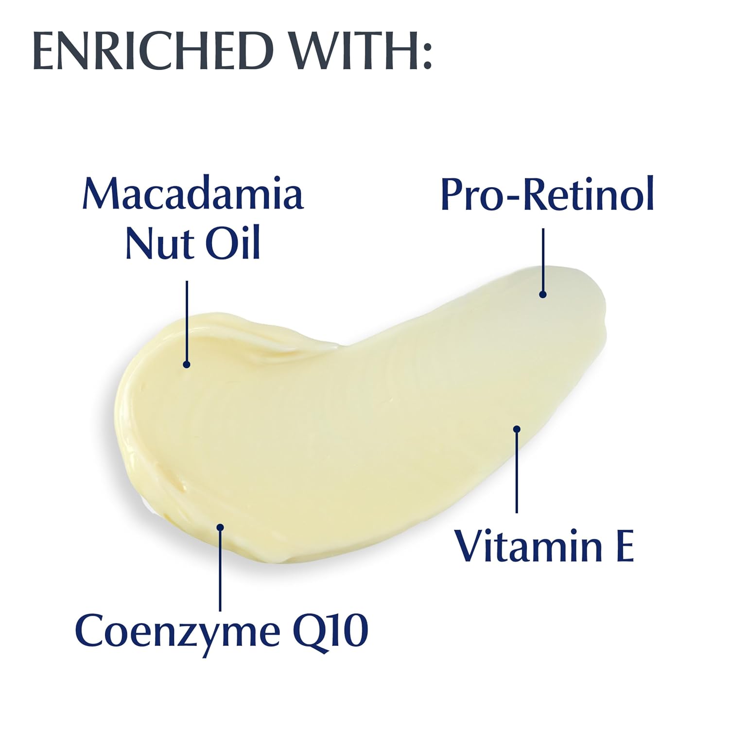 Eucerin Q10 Crema Antiarrugas Nocturna + Pro-Retinol, Crema Facial para Piel Sensible, Frasco de 1.7 Onzas