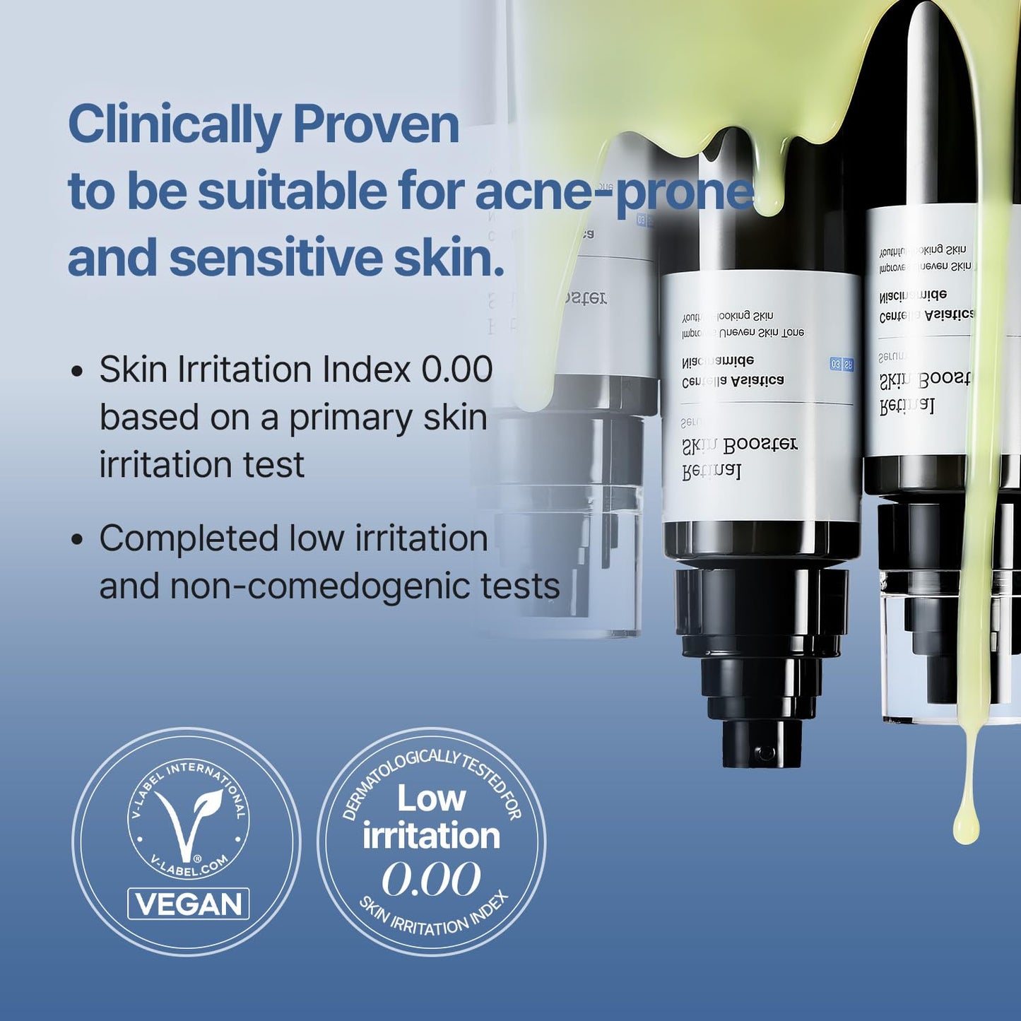 MEDITHERAPY Retinal Skin Booster Serum - Retinaldehído no irritante para principiantes para cara y cuerpo - Minimizador de poros de retinol antienvejecimiento para piel propensa a imperfecciones