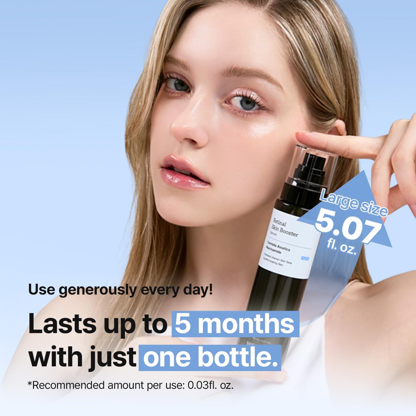 MEDITHERAPY Retinal Skin Booster Serum - Retinaldehído no irritante para principiantes para cara y cuerpo - Minimizador de poros de retinol antienvejecimiento para piel propensa a imperfecciones