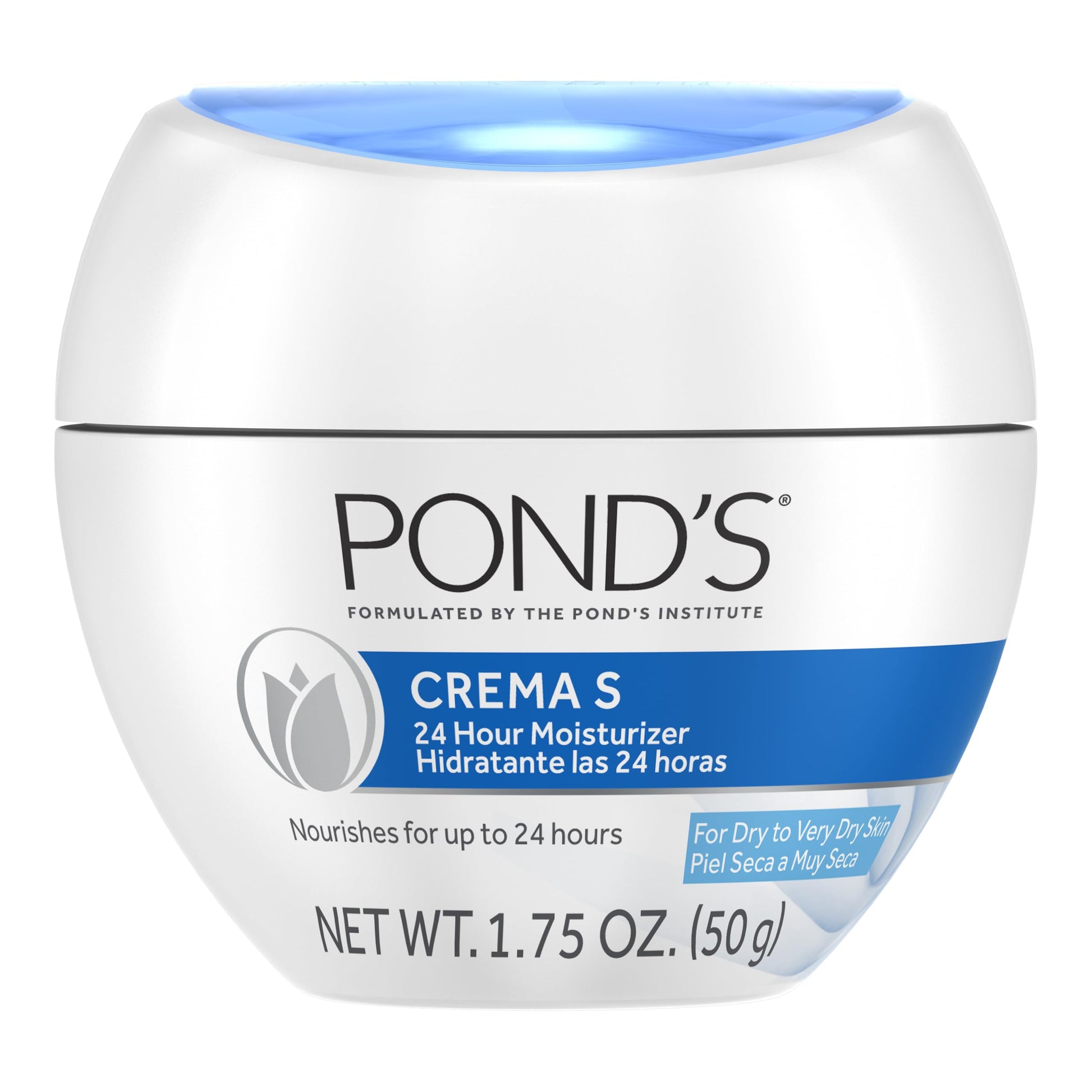 Pond's Crema Hidratante Nutritiva, Crema S, Sin Fragancia, Marfil, 14.1 Oz