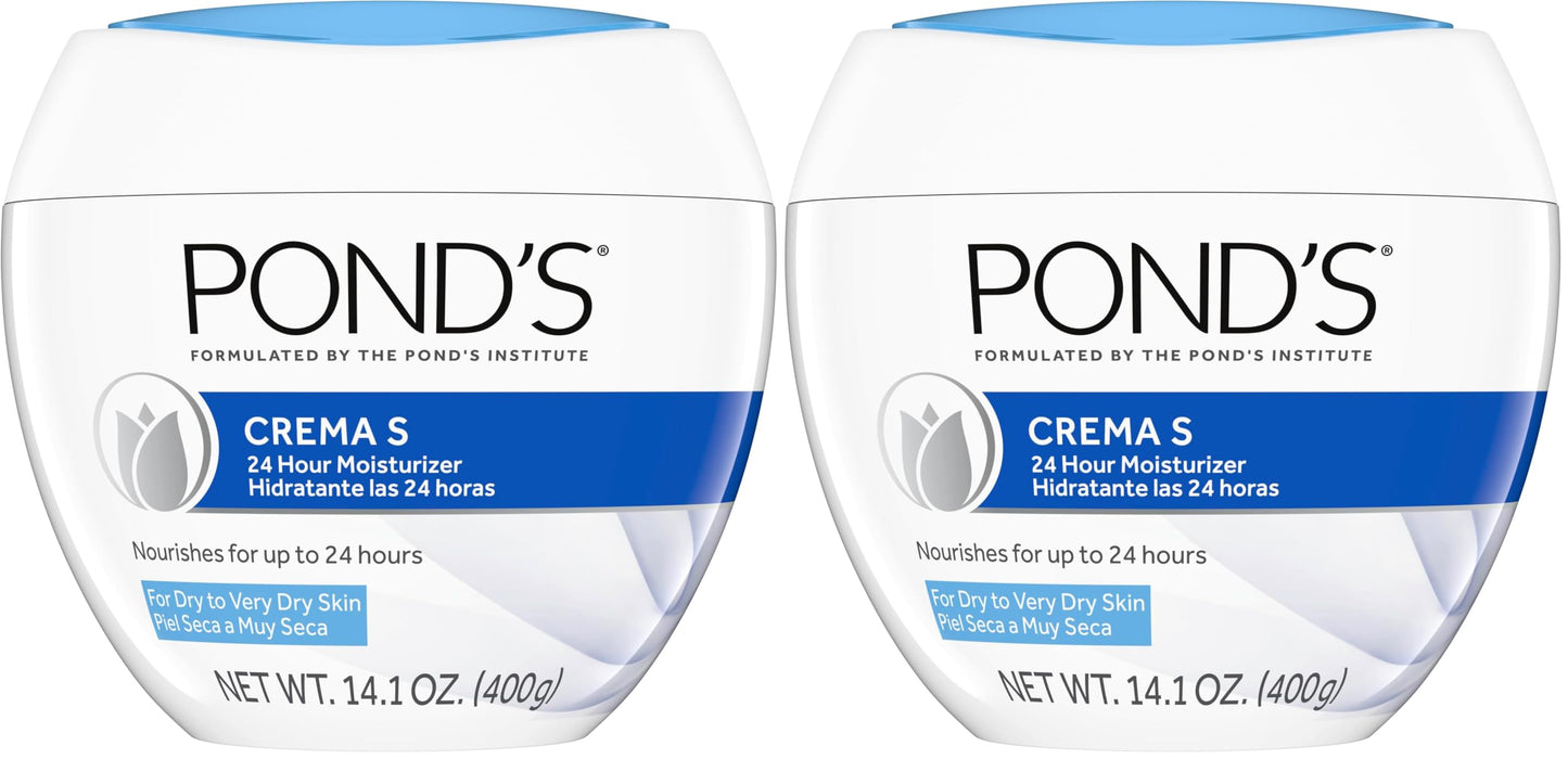 Pond's Crema Hidratante Nutritiva, Crema S, Sin Fragancia, Marfil, 14.1 Oz