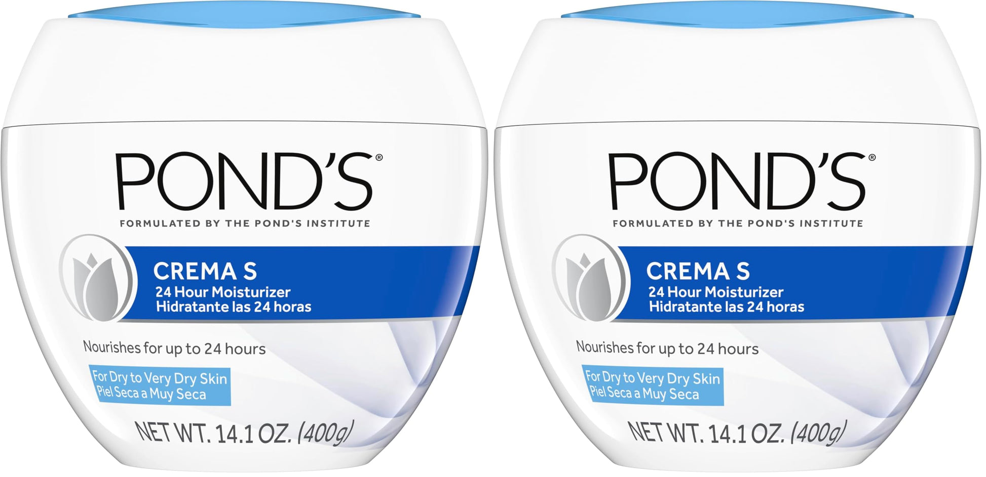 Pond's Crema Hidratante Nutritiva, Crema S, Sin Fragancia, Marfil, 14.1 Oz