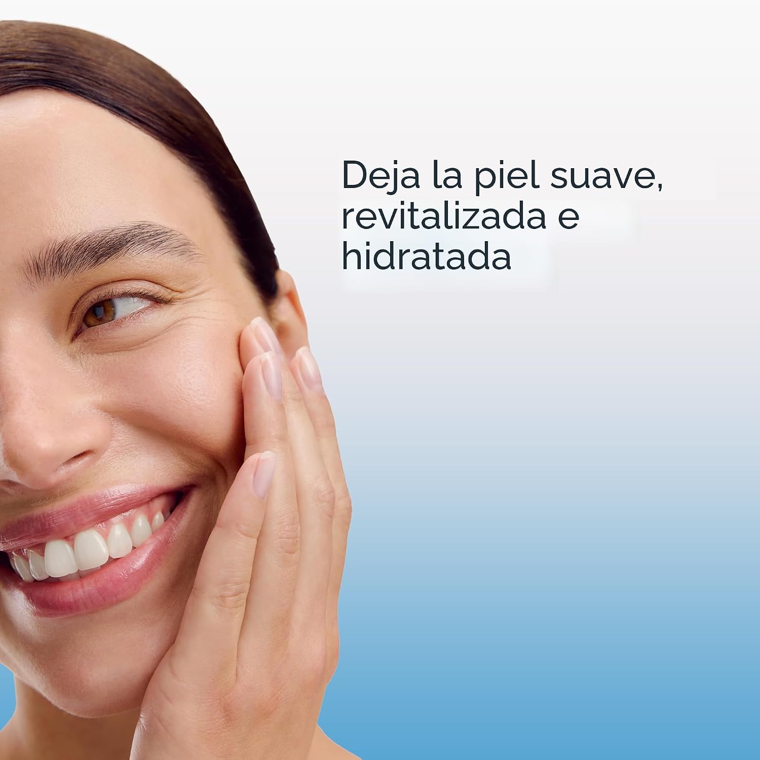 Gel limpiador hidratante y suave para rostro de Eucerin, lavado diario facial y removedor de maquillaje con ácido hialurónico, botella de 13.5 onzas líquidas