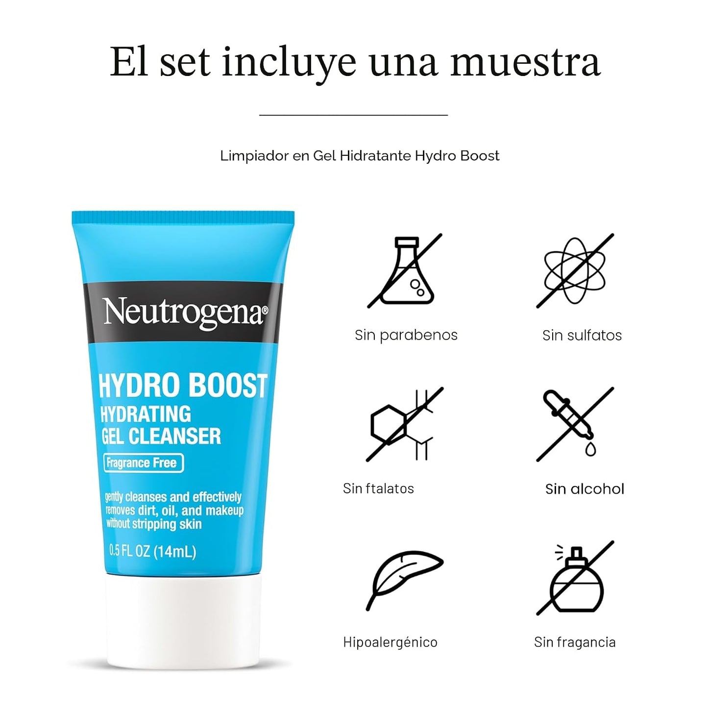Neutrogena Crema hidratante facial Rapid Tone Repair Retinol + vitamina C, corrector de manchas oscuras, crema facial antienvejecimiento para un tono uniforme, 1.7 onzas + limpiador facial Hydro Boost