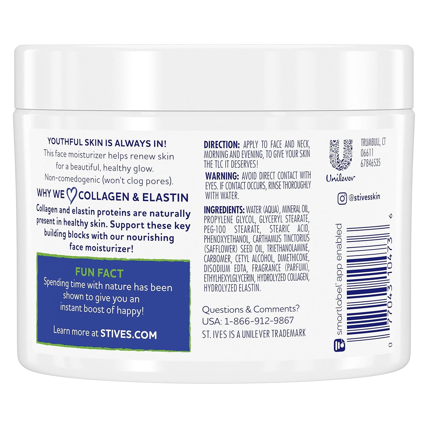 St Ives Fresh skin Exfoliante Corporal, albaricoque 9 oz, colágeno elastina, Timeless Skin