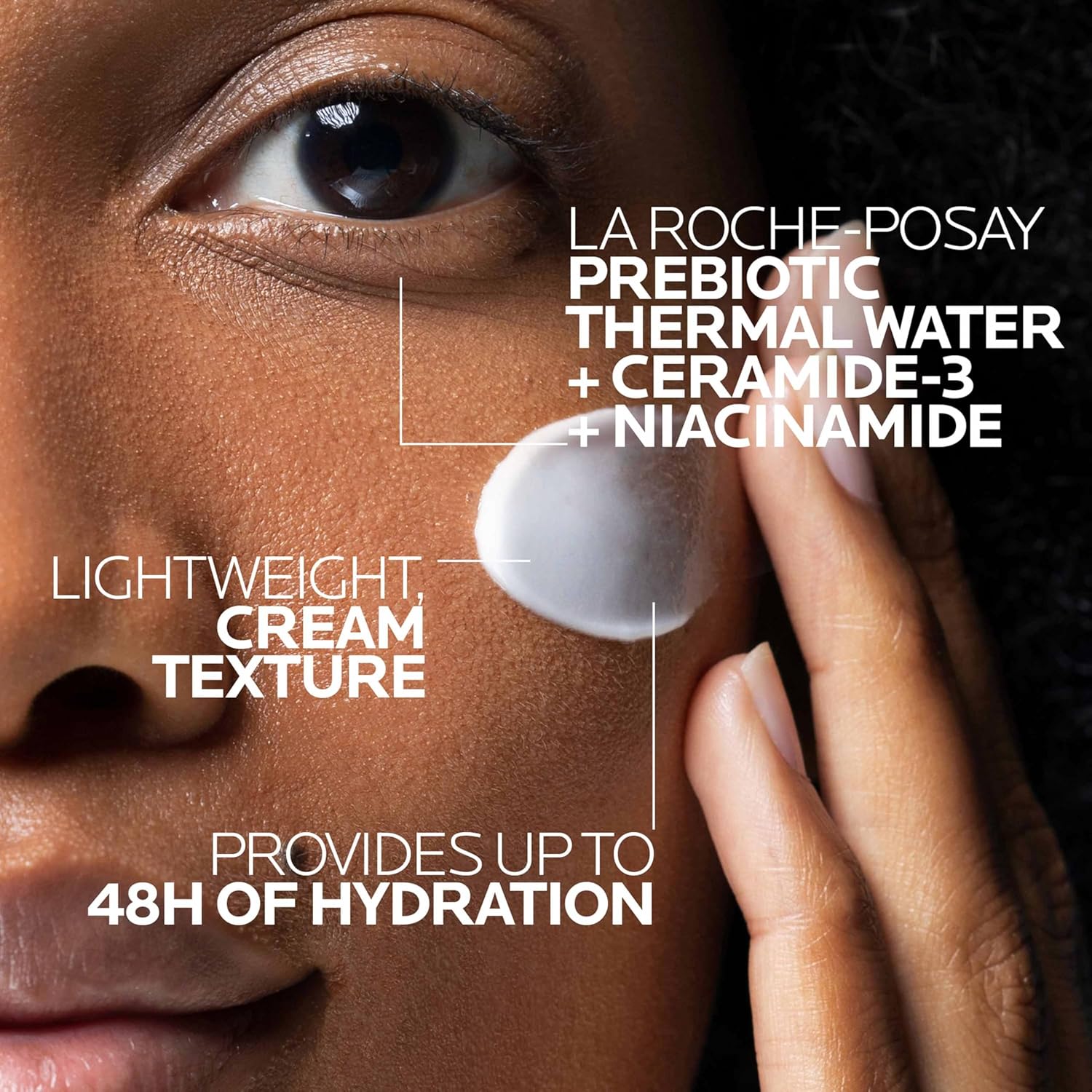 La Roche-Posay Toleriane - Crema hidratante facial de doble reparación, crema facial diaria con ceramida y niacinamida para todo tipo de piel, sin aceite, sin fragancia