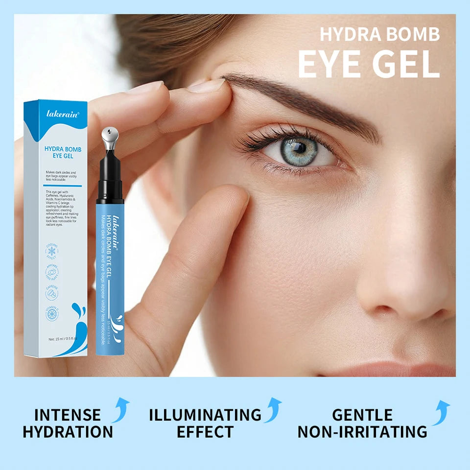 Gel hidratante y humectante para ojos Lakerain para ojeras