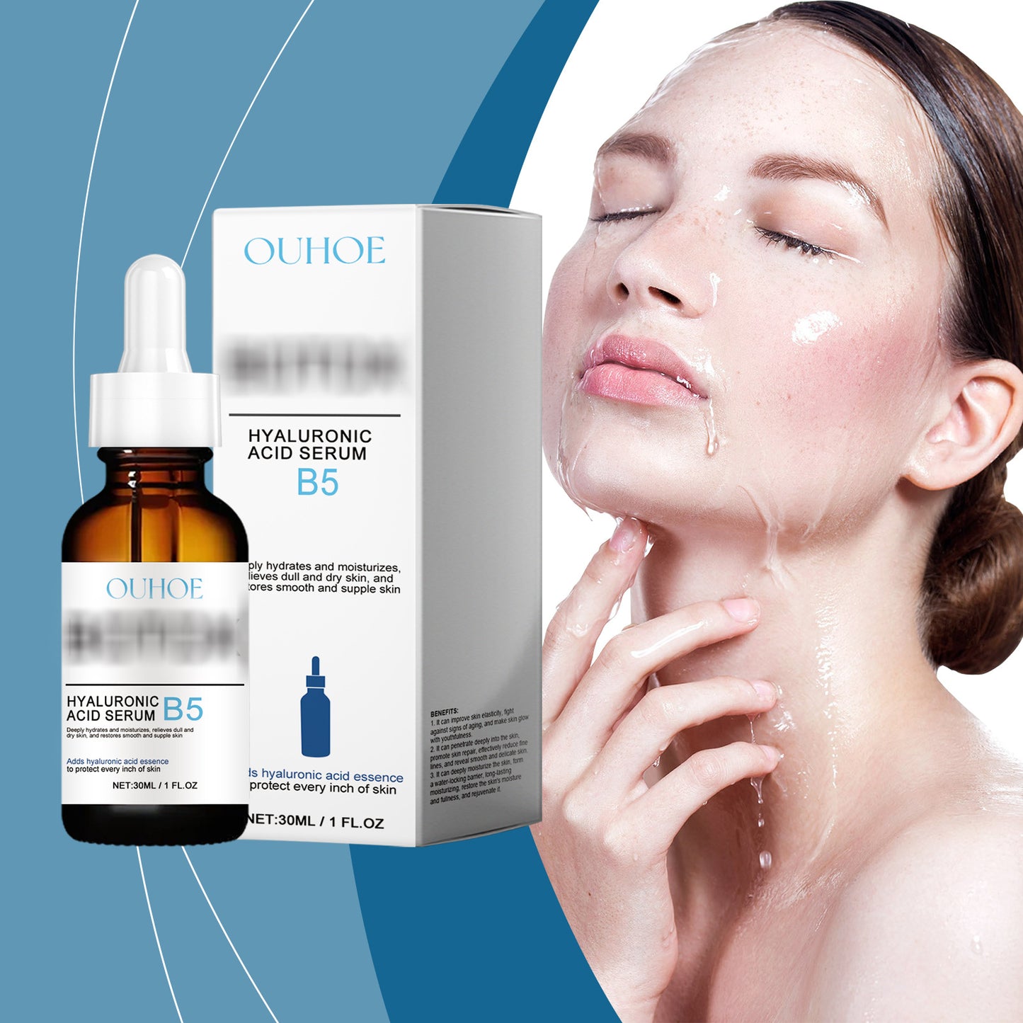Esencia Facial con Ácido Hialurónico y Vitamina B5