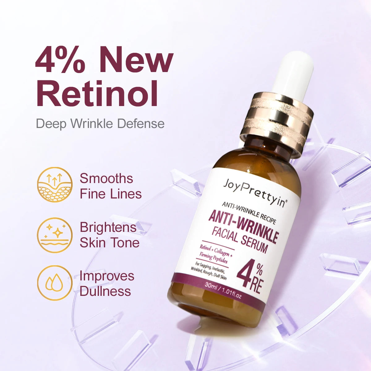 Suero Facial antiarrugas con Retinol, suero hidratante suave que se desvanece, línea fina, esencia nutritiva reafirmante, suero Facial hidratante