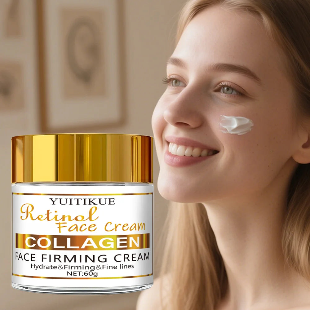 Crema Hidratante Diurna y Noche 60 Retinol Niacinamida, hidrata y reafirma, textura sedosa, adecuada para todo tipo de piel