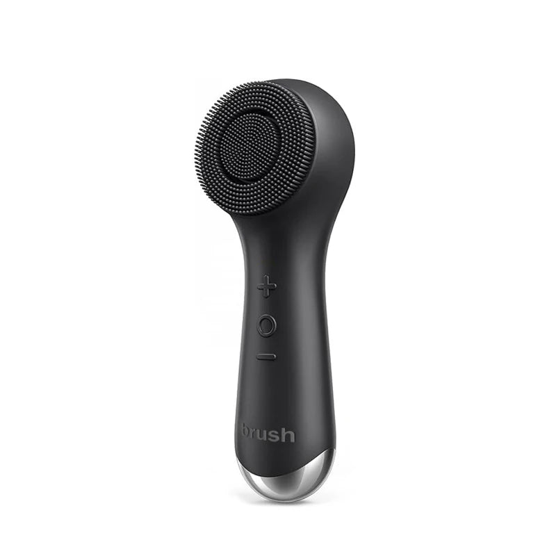 Cepillo de limpieza facial de silicona con modos de rotación y vibración duales, masaje por vibración facial, cepillo facial con carga USB