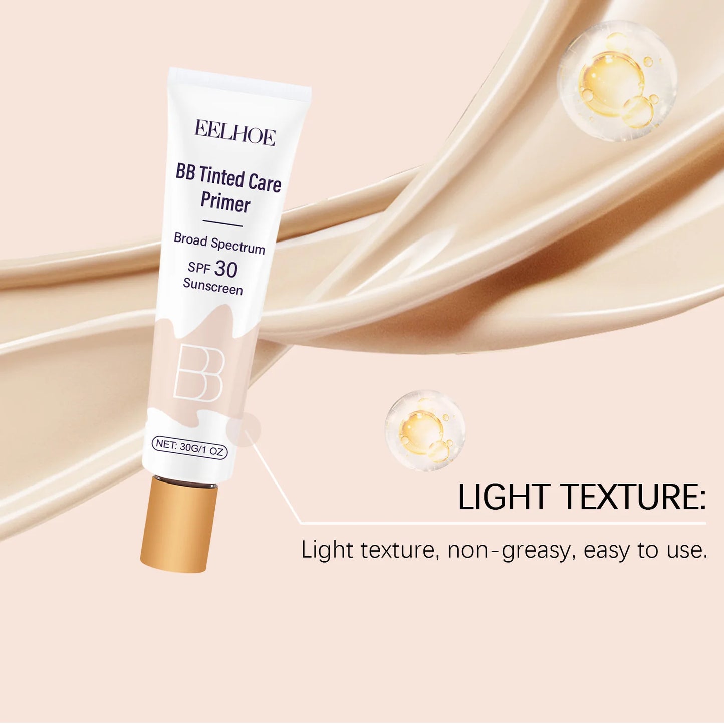 Crema BB protectora: cobertura para imperfecciones faciales, hidratante, protección diaria, hidratante teñido