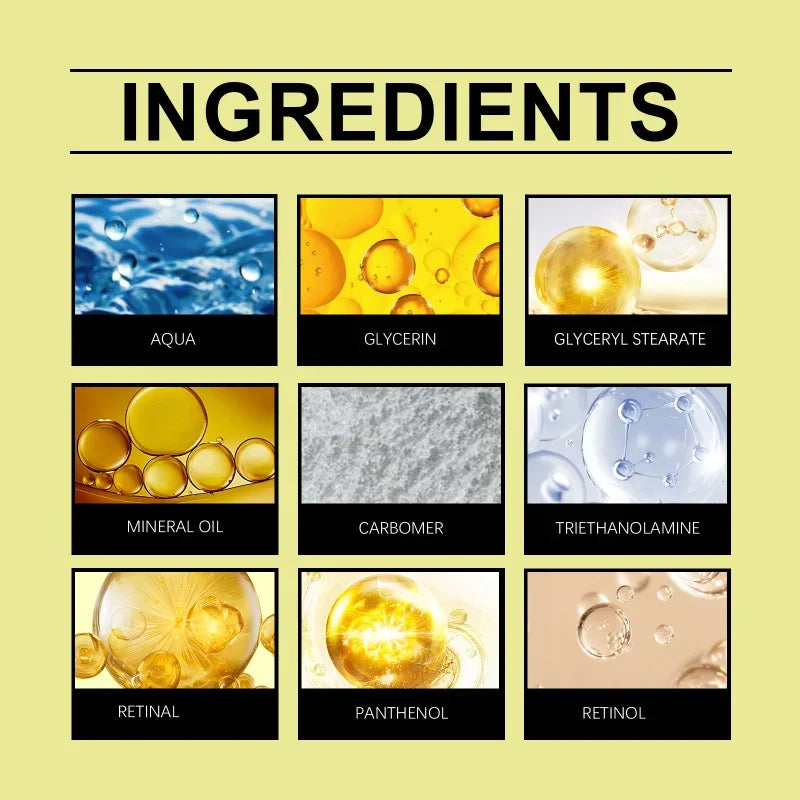 Crema Reafirmante con Retinol, Hidratante Suave, Nutritiva para el Cuidado Facial, Crema Protectora