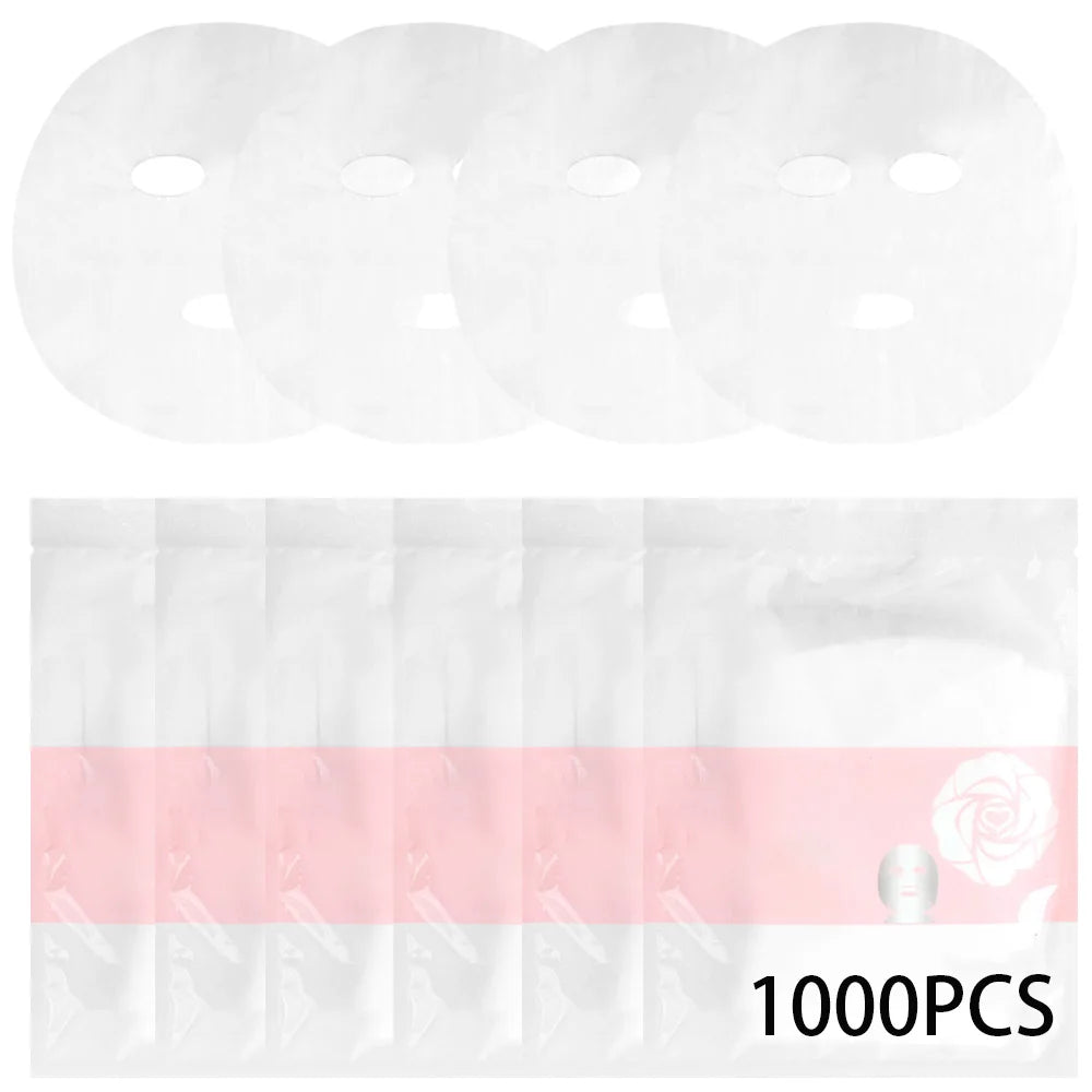 200/500 hojas de mascarilla Facial, mascarilla Facial hidratante transparente, esteticista, cuidado de belleza, mascarilla Facial de Spa DIY, accesorios de maquillaje