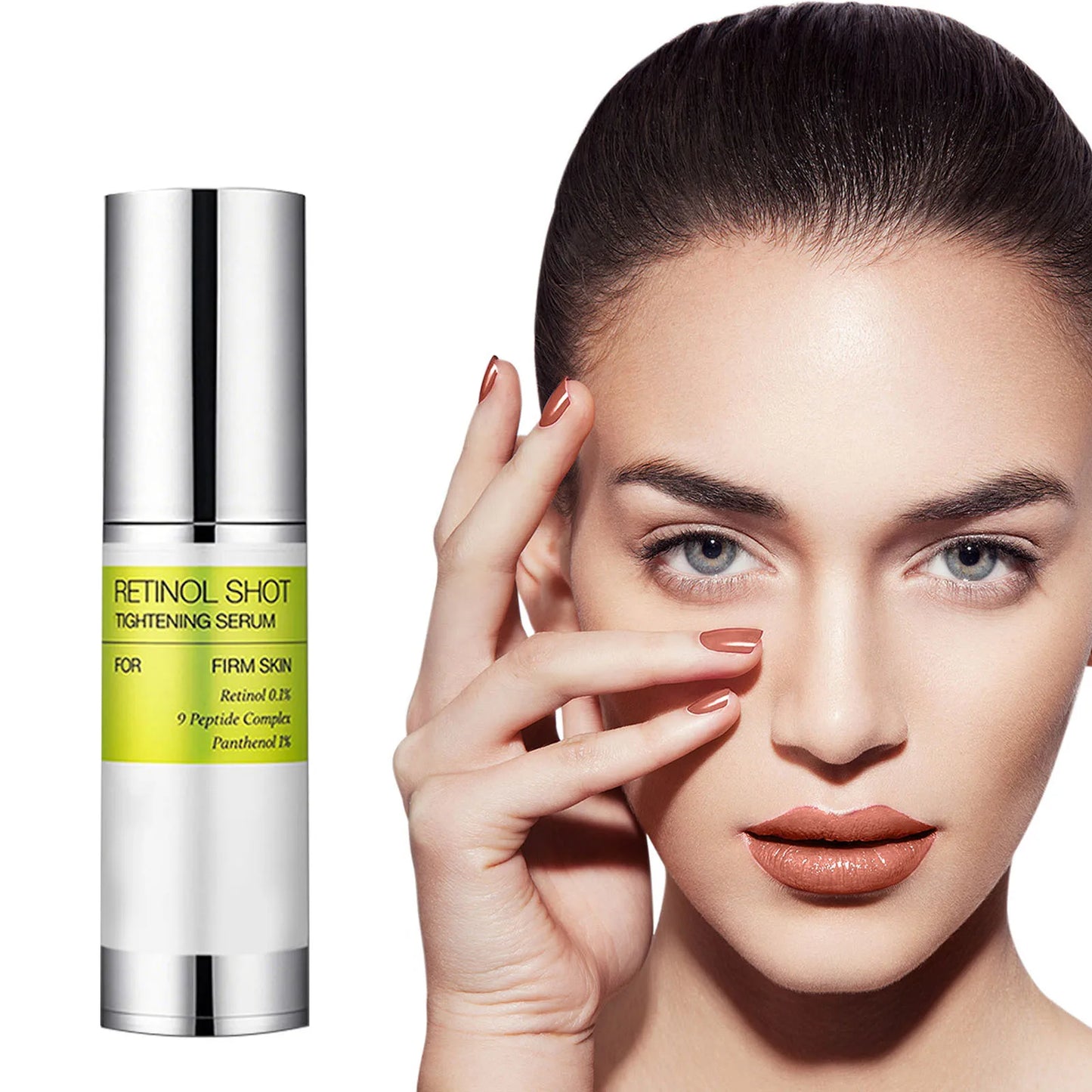 Suero Facial Reafirmante con Retinol Coreano, Crema para Ojos Antiarrugas, Hidratante, Elimina las Ojeras, Humectante, Cuidado de la Piel