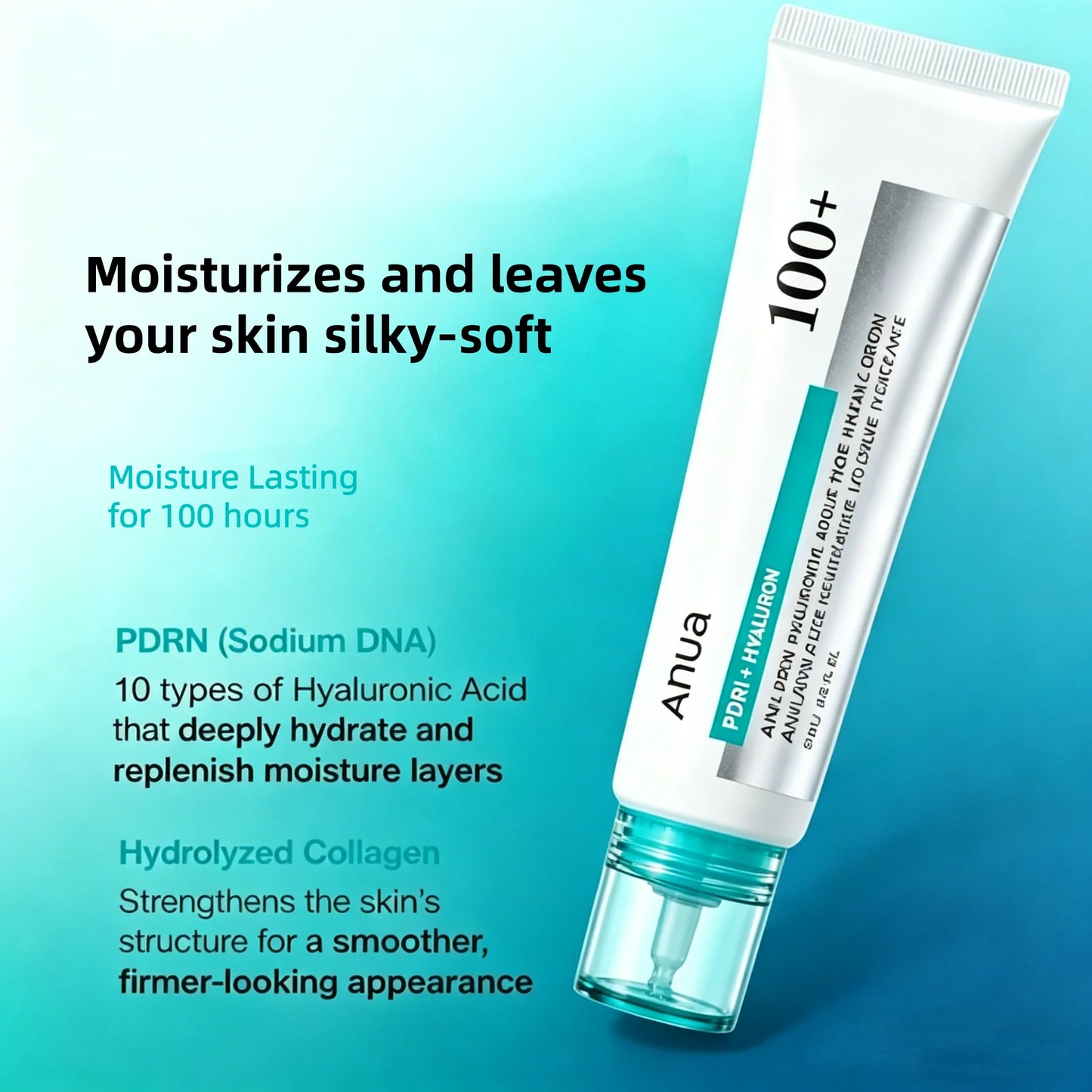 Crema Hidratante Coreana PDRN con Ácido Hialurónico 100,