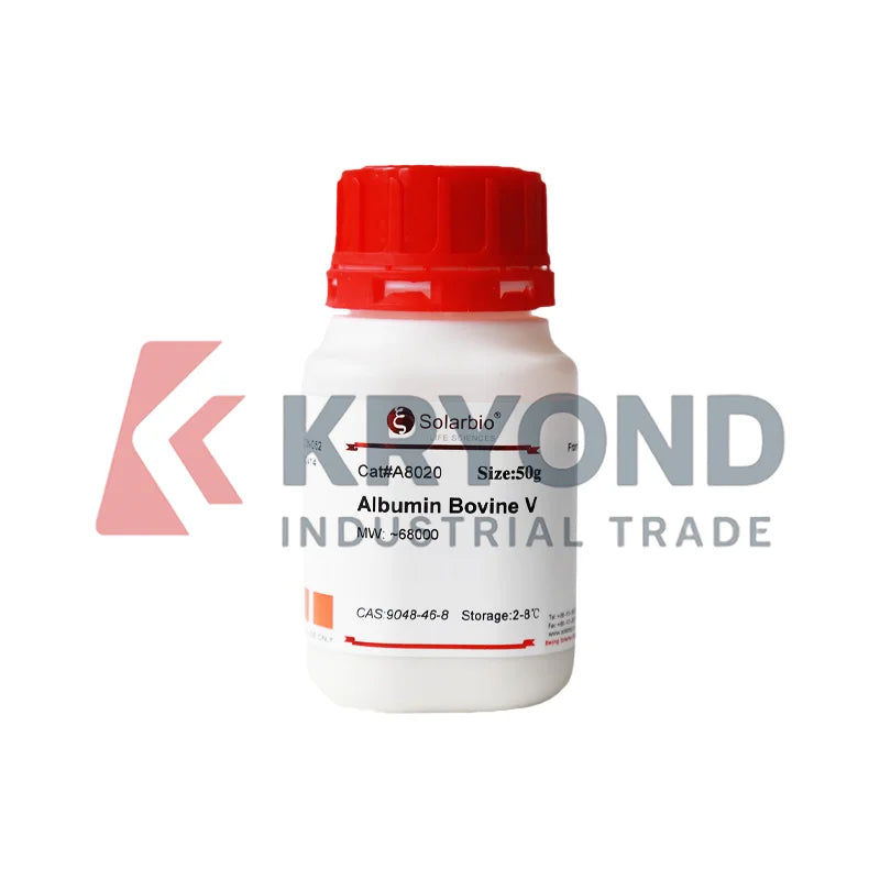 SOLARBIO ALBUMIN BOVINE V Álbumina de suero bovino para aplicaciones de laboratorio y bioquímicas Producto original