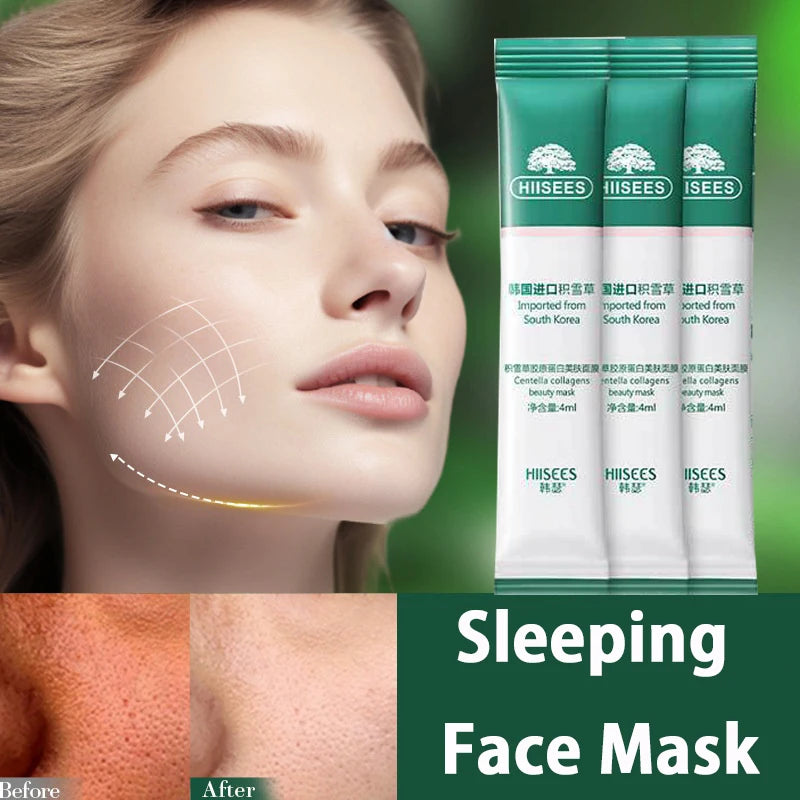 Centella Collagen Sleeping Facial Mask skincare Anti Wrinkle Anti-aging Firming Moisturizing Face Mask Korean Skin Care Products