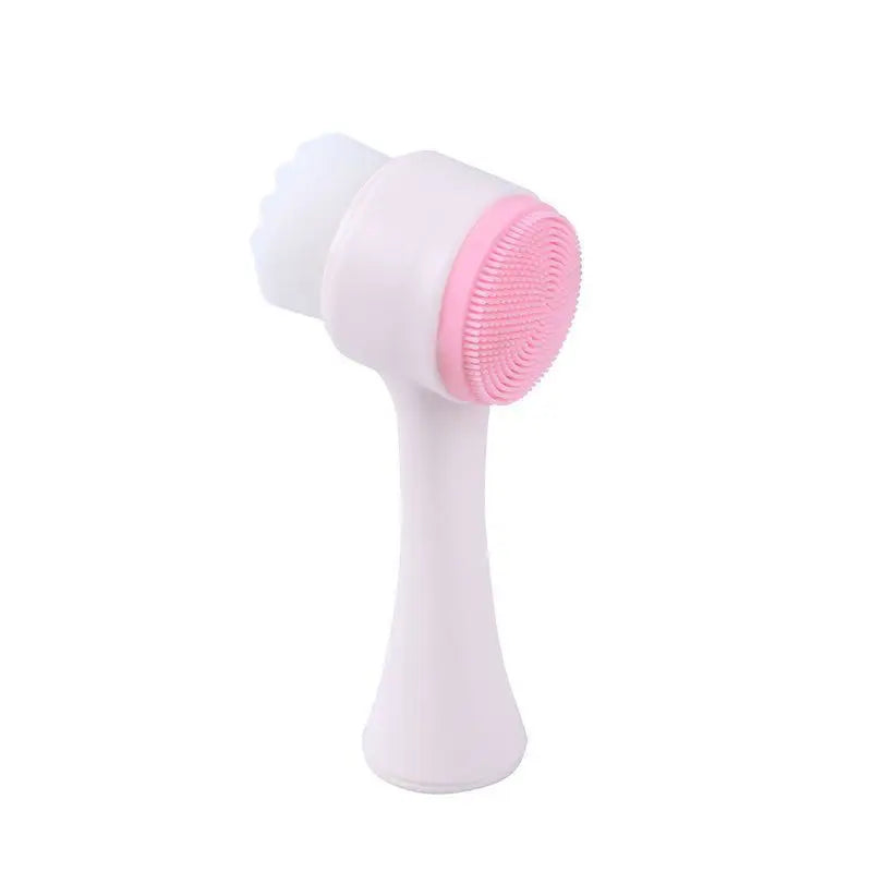 Cepillo de limpieza facial: limpieza profunda, supresión de líneas finas, cerdas de silicona, mango ergonómico, ecológico, exfoliante facial portátil