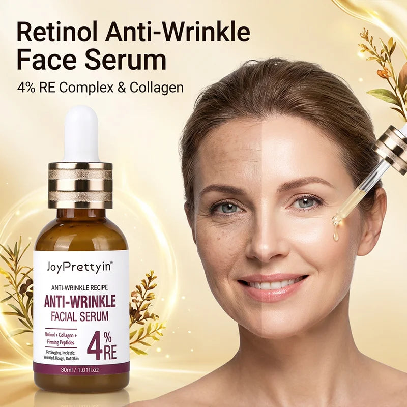 Suero Facial de Retinol, antiarrugas, hidratación profunda, esencia nutritiva, decoloración de líneas finas, reafirmante, suero Facial antienvejecimiento, cuidado de la piel