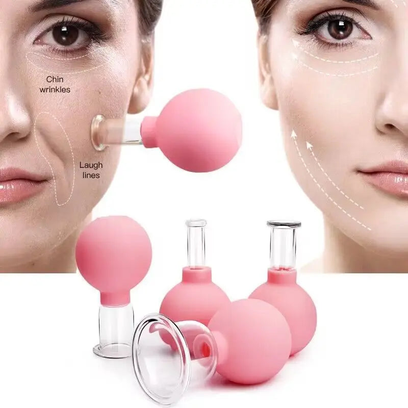 Set de Ventosas Faciales para Masaje Cosmético