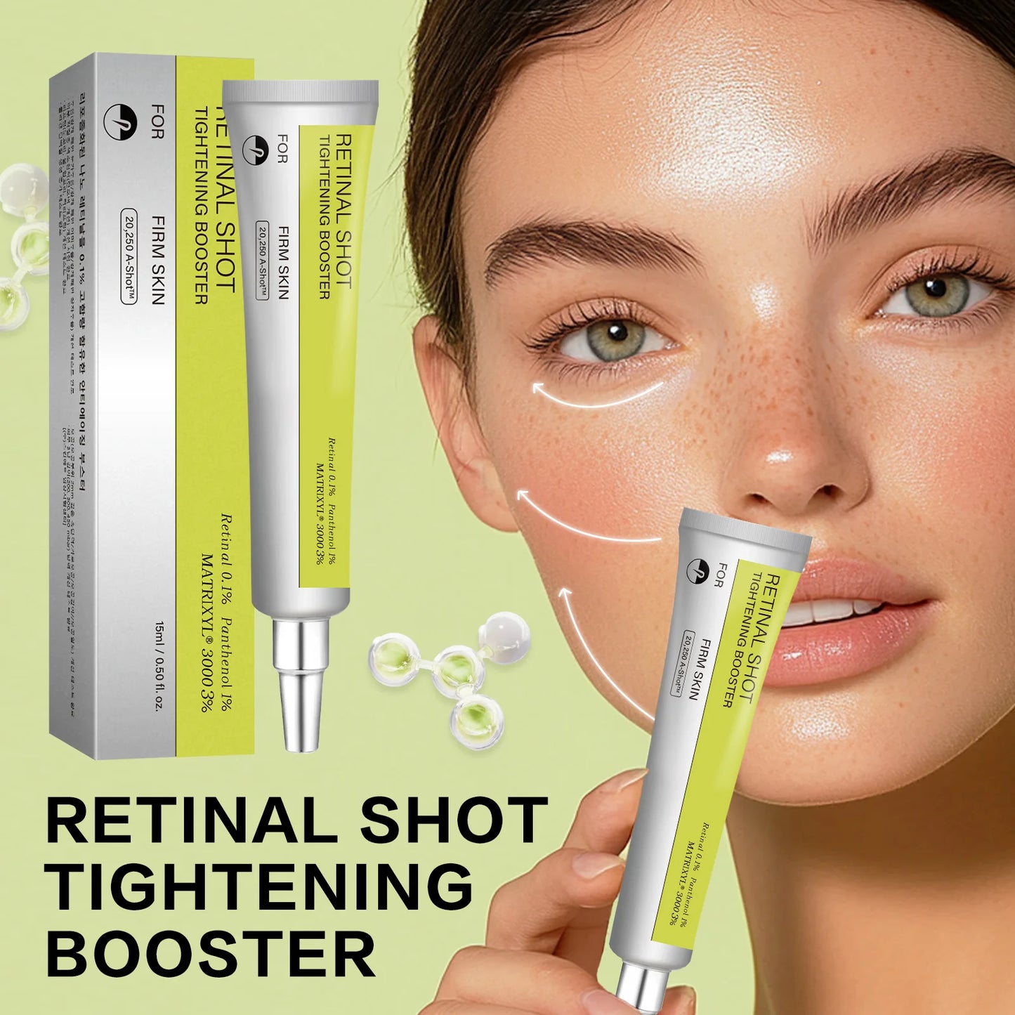 Inyección reafirmante de Retinol profesional, rejuvenecimiento profundo y estiramiento de la piel, cuidado antienvejecimiento de calidad de salón