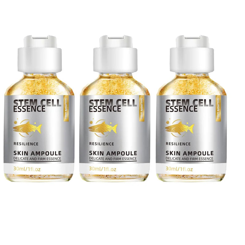 Ampolla de ADN de Salmón, Suero de Células Madre de Salmón con PDRN, Infundido con Niacinamida, Ampolla para Hidratación Profunda y Luminosidad, 1 fl.oz