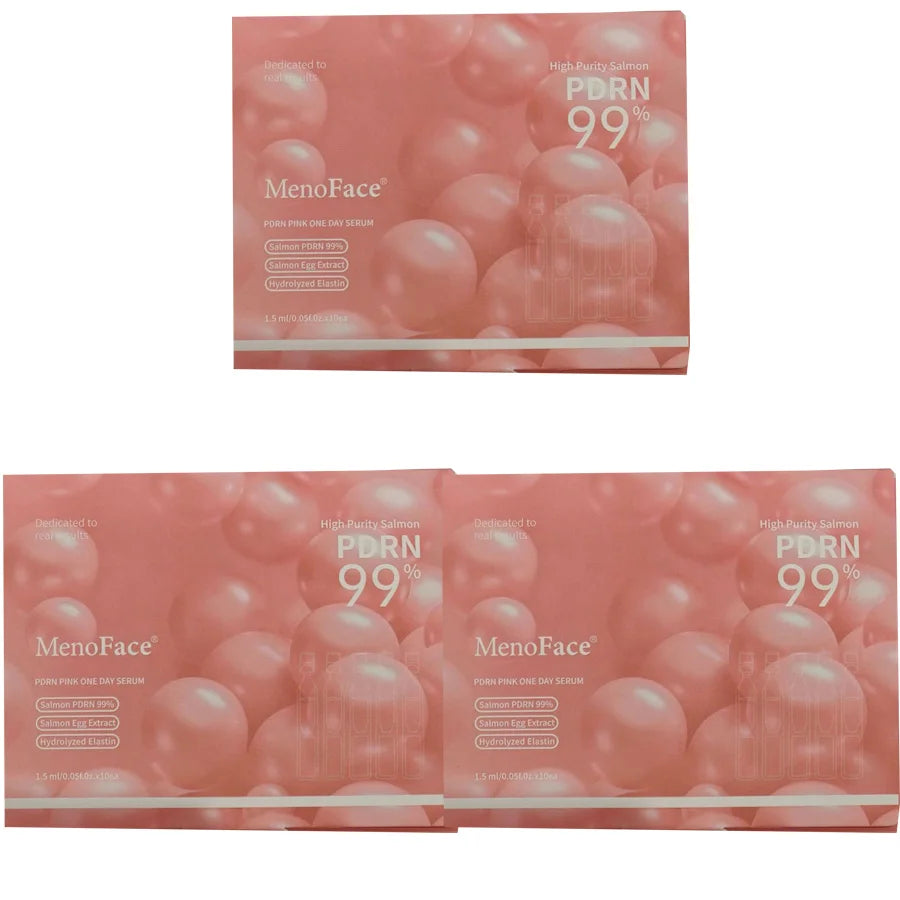 Suero PDRN de Salmón, ADN de Salmón para el Rostro, Suero PDRN Reafirmante, Reparador e Hidratante con Colágeno, Ácido Hialurónico, 0.05 fl.oz x 10