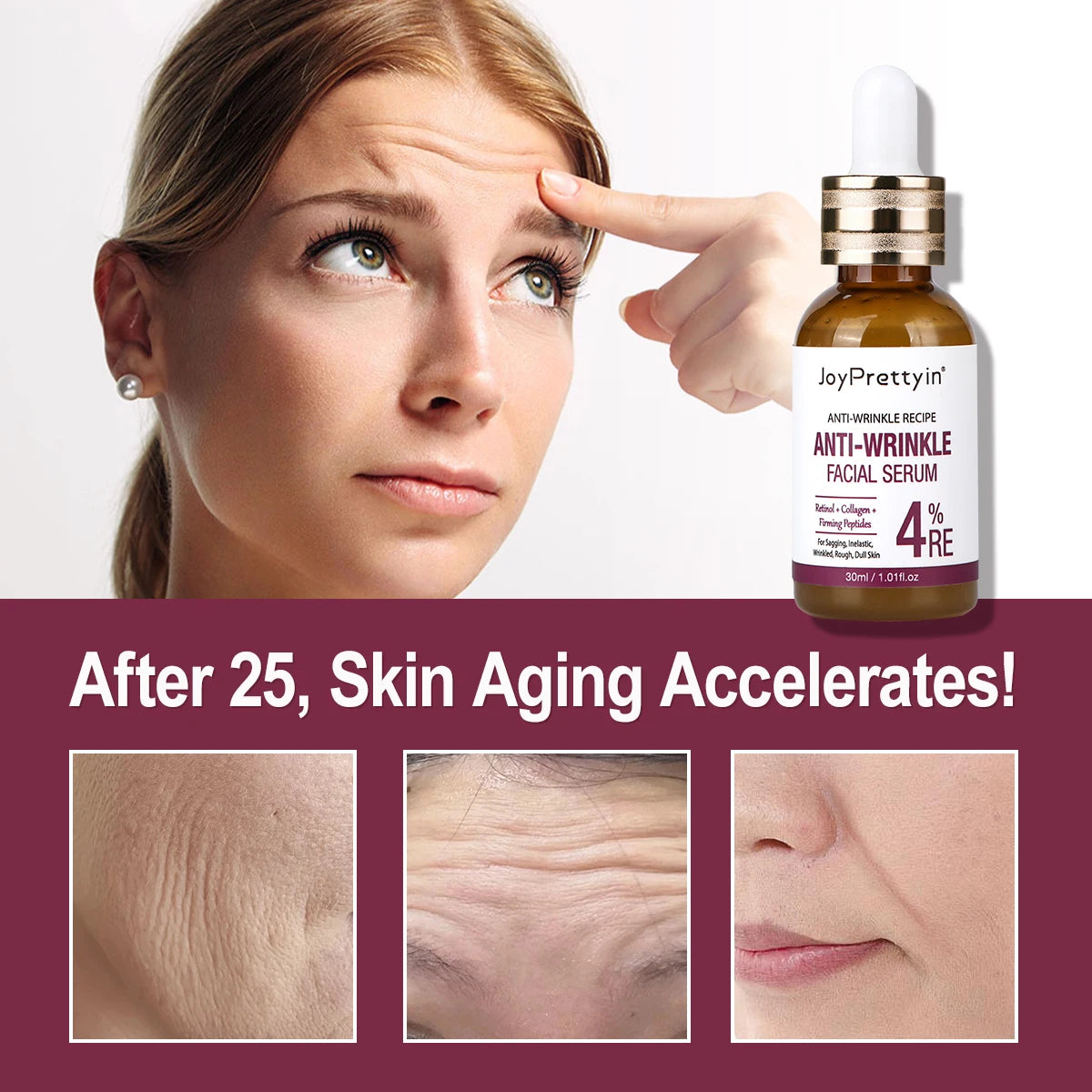 Suero Facial de Retinol, antiarrugas, hidratación profunda, esencia nutritiva, decoloración de líneas finas, reafirmante, suero Facial antienvejecimiento, cuidado de la piel