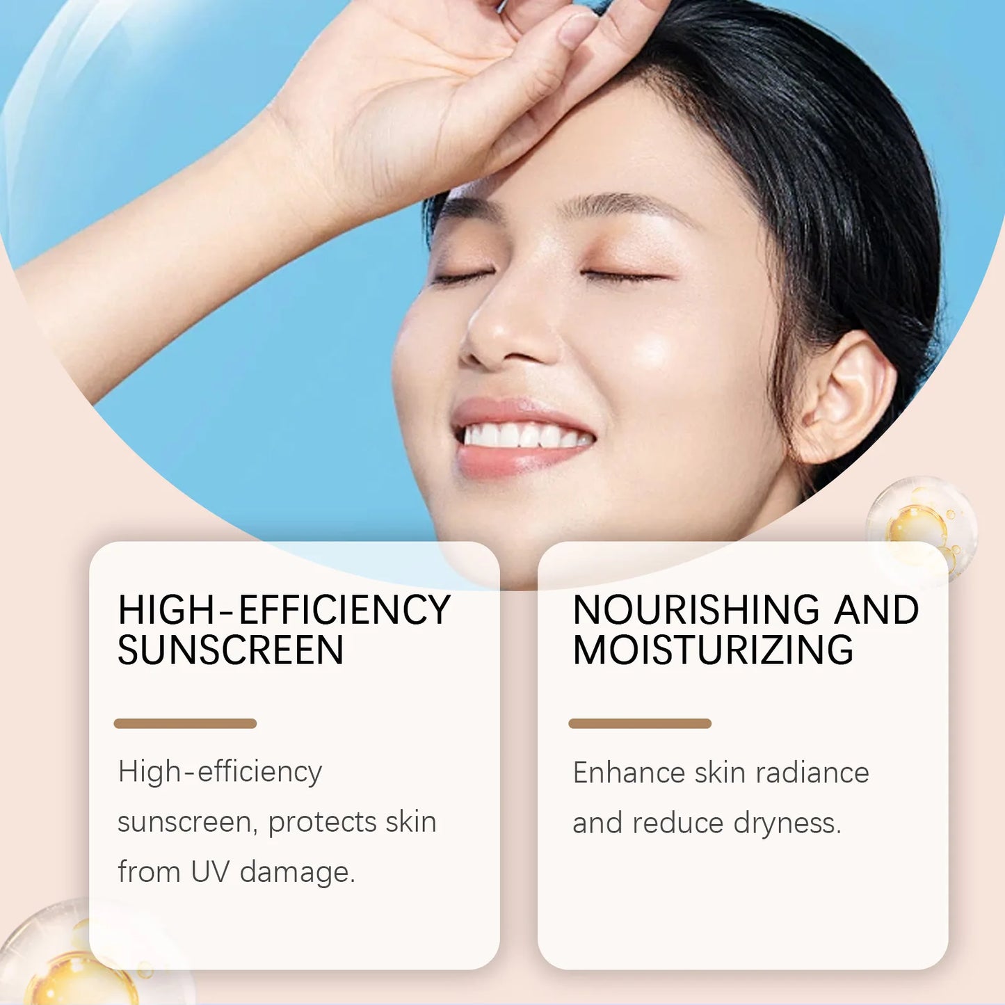 Crema BB protectora: cobertura para imperfecciones faciales, hidratante, protección diaria, hidratante teñido