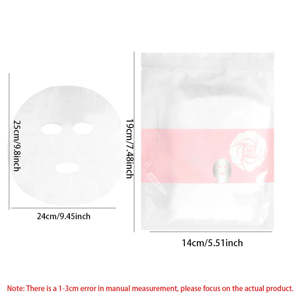 200/500 hojas de mascarilla Facial, mascarilla Facial hidratante transparente, esteticista, cuidado de belleza, mascarilla Facial de Spa DIY, accesorios de maquillaje